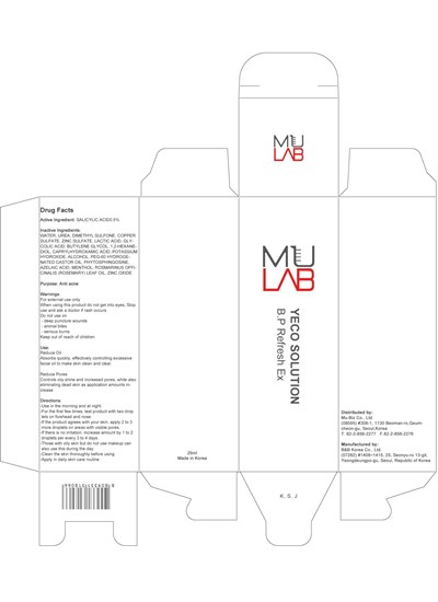 Image of carton - mu lab yeco solution bp refresh ex carton